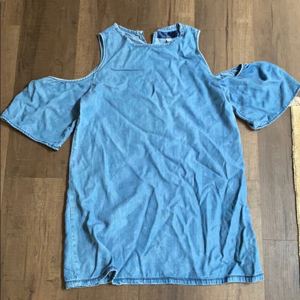 Blue Chambray Mini dress
